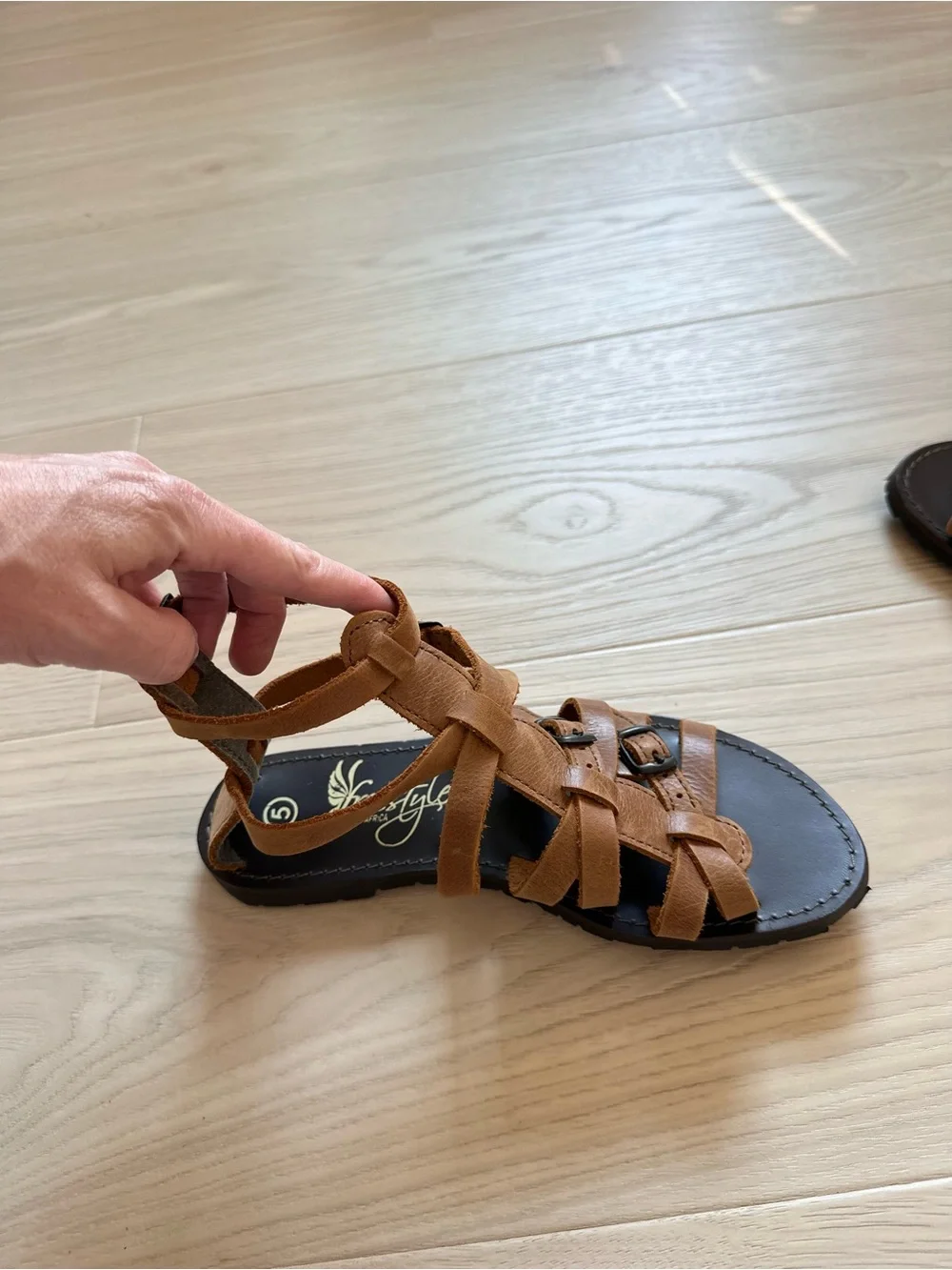 Leather Gladiator Sandals